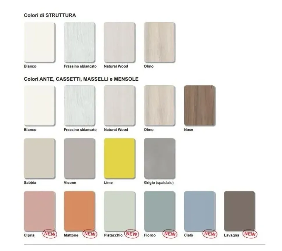 Cameretta Cameretta a ponte 16 San martino mobili con letto a ponte scontata