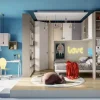 Cameretta Cameretta a ponte-angolare di giessegi scontata del 40% Giessegi letti a terra in Offerta Outlet