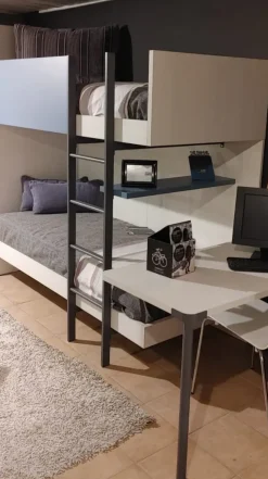 Cameretta Cameretta clever letto a castello Clever con letto a castello in Offerta Outlet