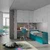 Cameretta Cameretta componibile del programma evo scontata del 30% Mistral con letto a ponte scontata