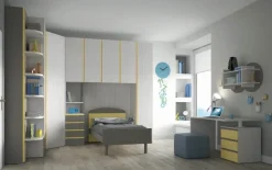 Cameretta Cameretta componibile del programma evo scontata del 30% Mistral letti a terra scontata