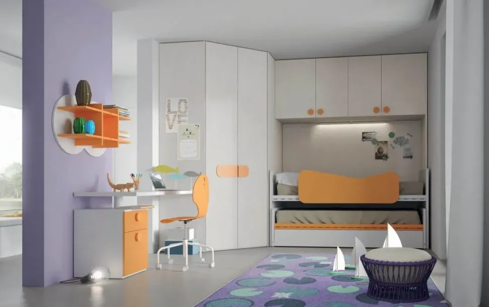 CAMERETTA Cameretta con cabina-angolare di mistral scontata del 30% Mistral a PREZZI OUTLET