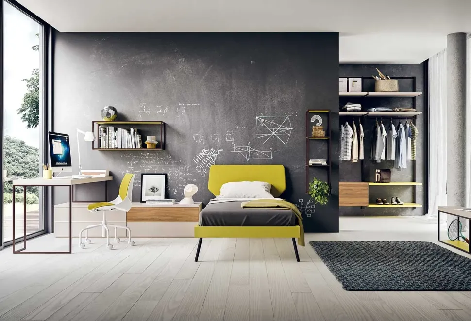 Cameretta Cameretta con cabina armadio di Clever in OFFERTA OUTLET