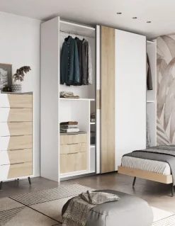 Cameretta Cameretta con doppio letto singolo Collezione esclusiva letti a terra in offerta