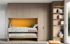 Cameretta Cameretta con letto play pratico Zg mobili letti a terra in Offerta Outlet