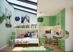 Cameretta Cameretta con letto a castello di giessegi scontata del 40% Giessegi SCONTATA