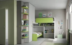 CAMERETTA Cameretta con letto-soppalco-scorrevole di mistral scontata del 30% Mistral a PREZZI OUTLET