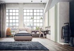 Cameretta Cameretta con letto una piazza e mezzo  Clever con letto una piazza e mezza a prezzo scontato