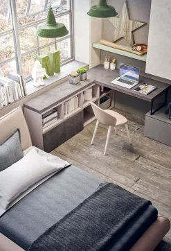 Cameretta Cameretta con letto una piazza e mezzo  Clever con letto una piazza e mezza a prezzo scontato