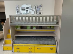 Cameretta Cameretta con soppalco Moretti compact camerette con letto a soppalco scontata