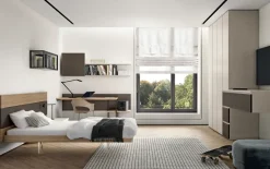 Cameretta Cameretta di design moderna Zg mobili in laminato materico in Offerta Outlet