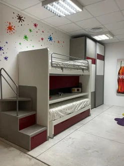 Cameretta Cameretta doimo cityline Doimo cityline con letto a castello scorrevole in Offerta Outlet