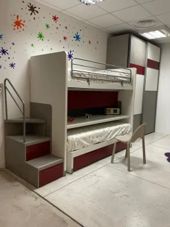 Cameretta Cameretta doimo cityline Doimo cityline con letto a castello scorrevole in Offerta Outlet