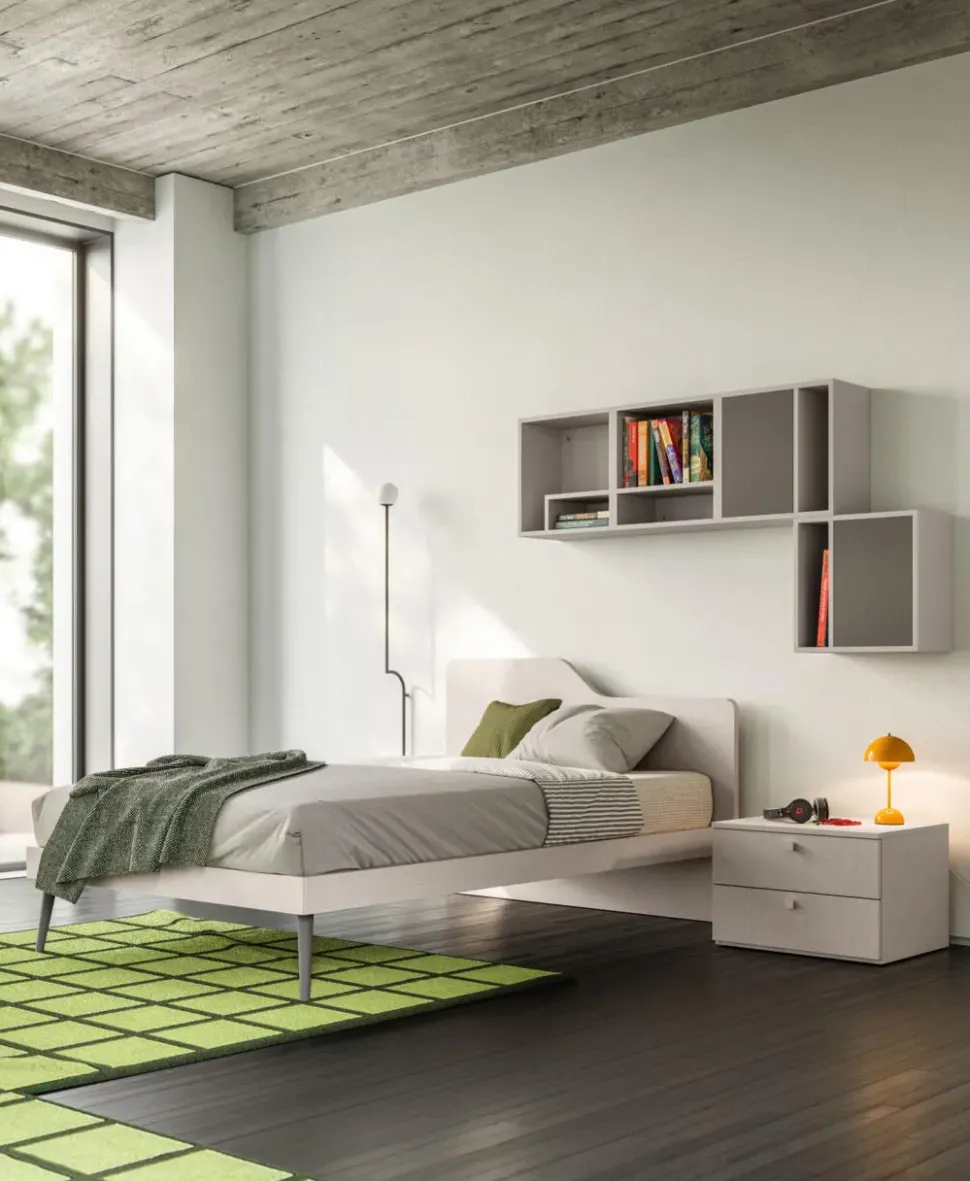 Cameretta Cameretta letto a terra 06 Mistral letti a terra in Offerta Outlet