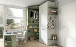 Cameretta Cameretta moderna con scrittoio sagomato Zg mobili con un ribasso imbattibile