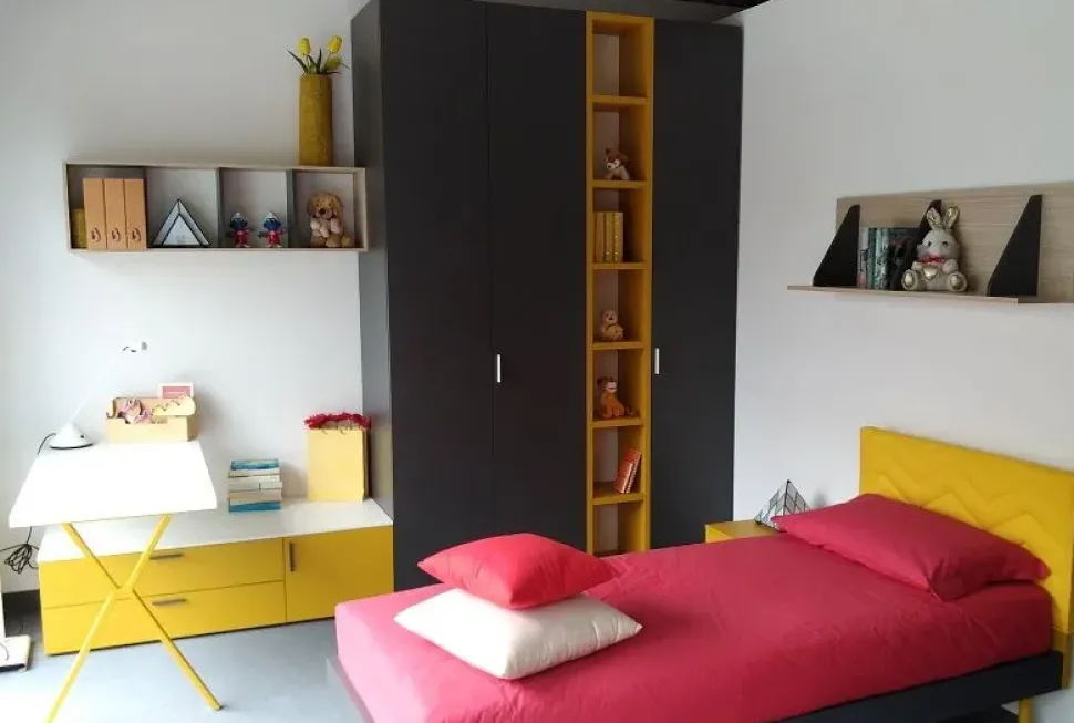 Cameretta Cameretta nidi di battistella Battistella con letto a terra scontata