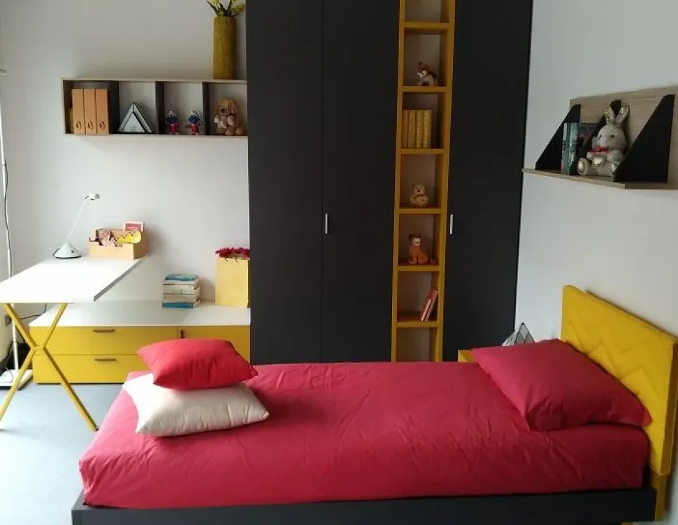 Cameretta Cameretta nidi di battistella Battistella con letto a terra scontata