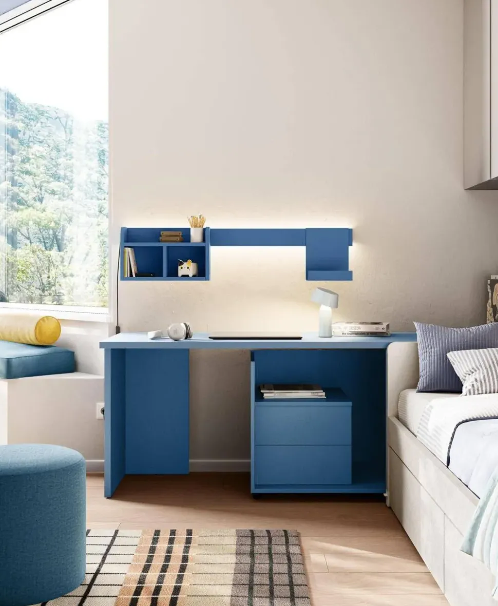 Cameretta Cameretta ponte 31 Mistral con letto a ponte a prezzo Outlet