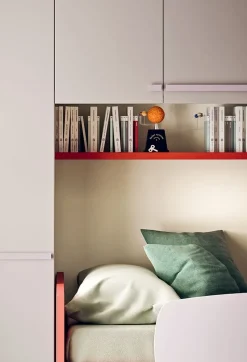 Cameretta Cameretta ponte di Clever in laminato opaco in Offerta Outlet