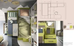 CAMERETTA Cameretta soppalco 6 San martino mobili a PREZZI OUTLET