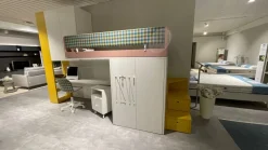 Cameretta Cameretta soppalco Nidi in laminato opaco in Offerta Outlet