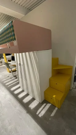 Cameretta Cameretta soppalco Nidi in laminato opaco in Offerta Outlet