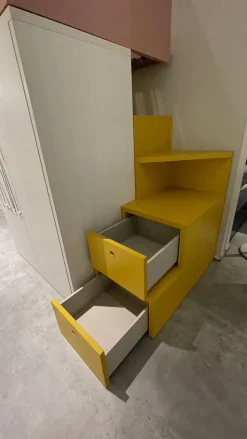 Cameretta Cameretta soppalco Nidi in laminato opaco in Offerta Outlet