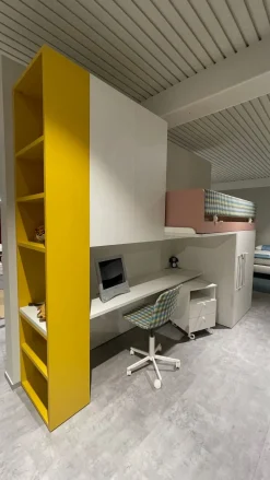 Cameretta Cameretta soppalco Nidi in laminato opaco in Offerta Outlet