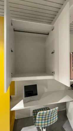 Cameretta Cameretta soppalco Nidi in laminato opaco in Offerta Outlet