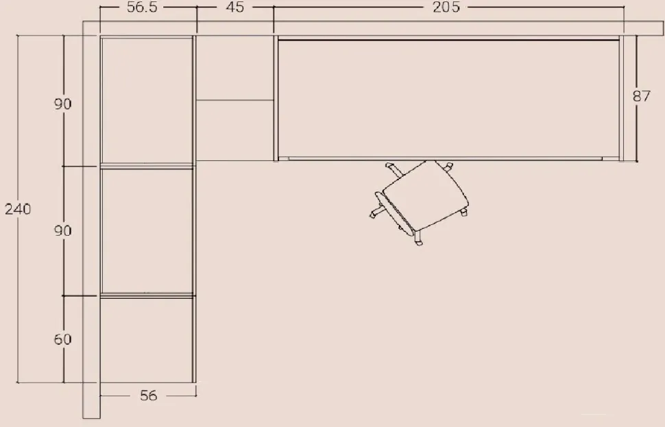 Cameretta Cameretta soppalco 8 San martino mobili con letto a soppalco a prezzo Outlet