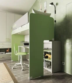 Cameretta Cameretta soppalco 8 San martino mobili con letto a soppalco a prezzo Outlet