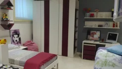 Cameretta Clever Clever con letto a terra scontata