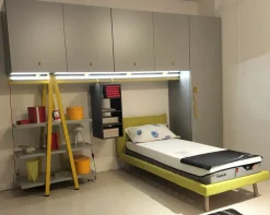 Cameretta Coast to coast Erba mobili con letto a ponte scontata
