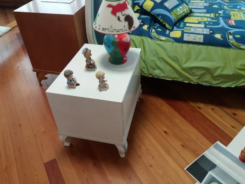 Cameretta Collezione il dolce sogno Artigianale con letto una piazza e mezza a prezzo Outlet