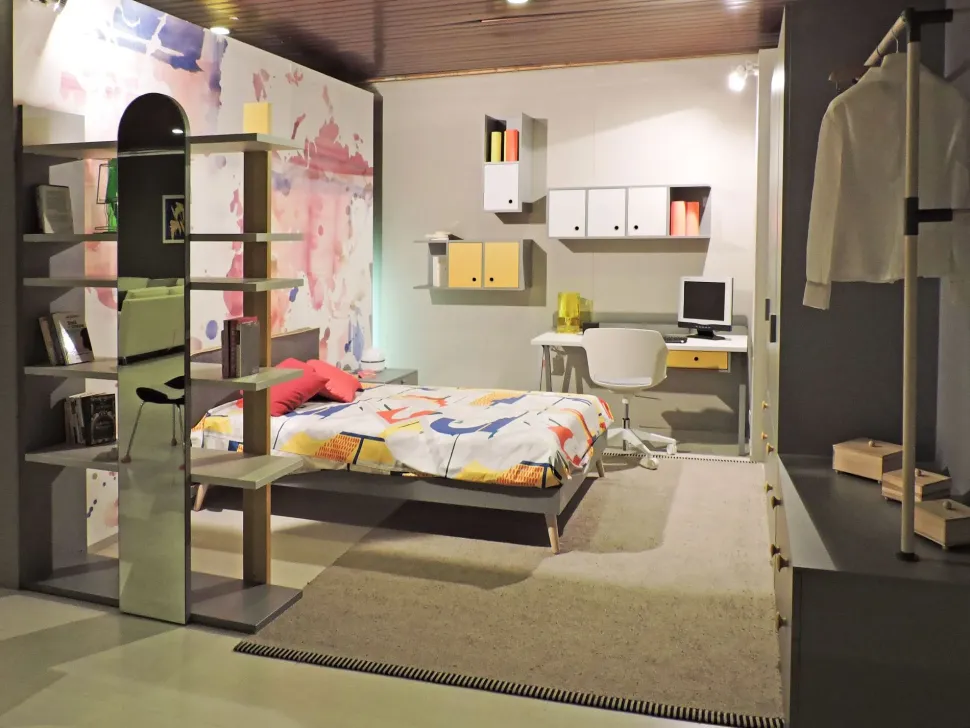 Cameretta Collezione nidi Battistella in laminato opaco a prezzo Outlet