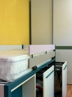 Cameretta Compact Moretti compact camerette con letto a soppalco scontata