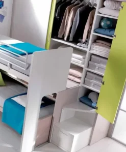 Cameretta Composizione 302 Doimo cityline con letto a ponte a prezzo scontato