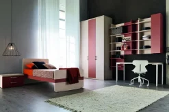 Cameretta Composizione 150 news 1 Doimo cityline letti a terra scontata