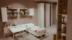 Cameretta Composizione h010 Doimo cityline letti a terra in offerta