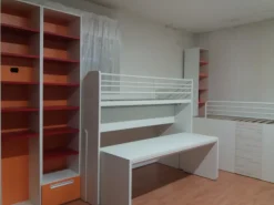 Cameretta Container Dielle con letto a soppalco scorrevole in offerta
