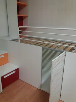 Cameretta Container Dielle con letto a soppalco scorrevole in offerta