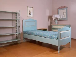 Cameretta Country Artigianale letti a terra scontata