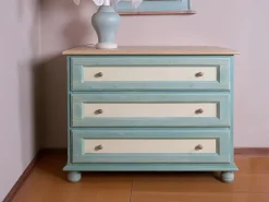 Cameretta Country Artigianale letti a terra scontata