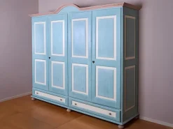 Cameretta Country Artigianale letti a terra scontata