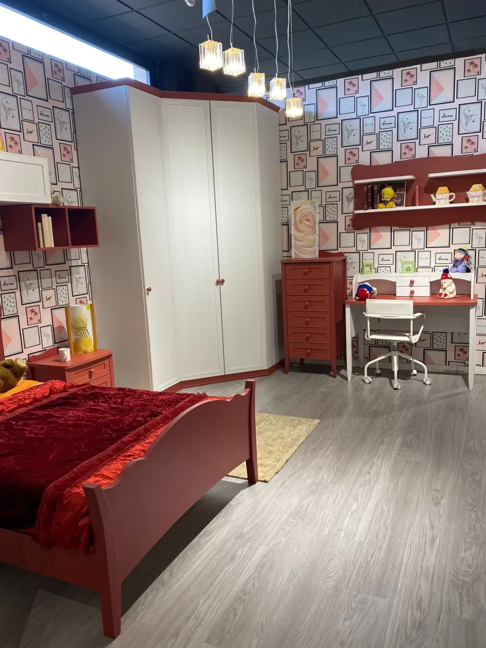 Cameretta Electa Colombini casa con letto a terra scontata