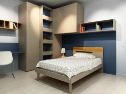 Cameretta Evo1 Mistral con letto una piazza e mezza in Offerta Outlet