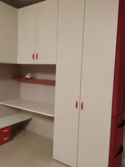 Cameretta Fantasy rovere e panna Zg mobili con letto a terra in offerta