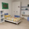 Cameretta Fantasy Zg Mobili: bianco/azzurro, letto a terra scontato!