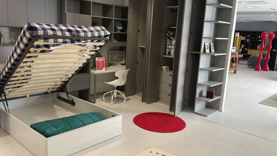 Cameretta Frame Doimo cityline con letto a terra in offerta