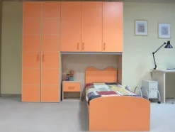 Cameretta Girotondo Valentini con letto a ponte in Offerta Outlet